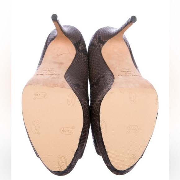 Jimmy Choo Embossed Leather Pumps; Size 8.5; Animal Print - Picture 5 of 5